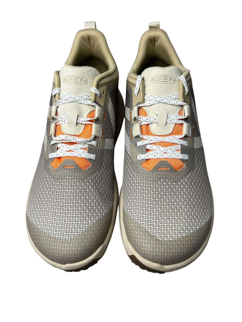 Keen Women’s 450 Dirt Hiking Shoes Size 10.5W In Birch/Nectarine Color way EUC - Picture 2 of 13